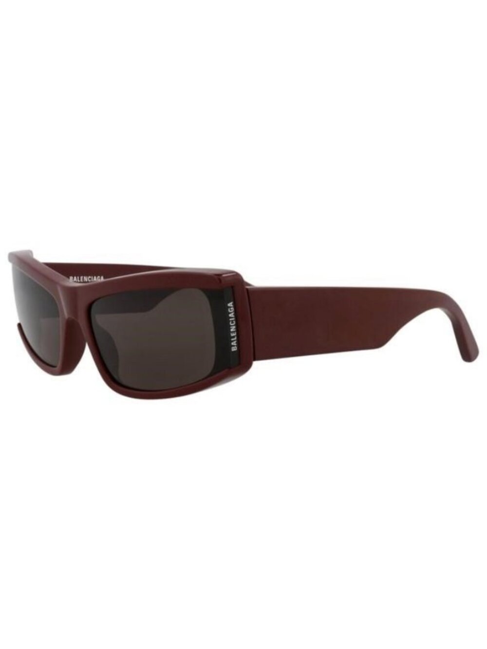 New Balenciaga Unisex Cat Eye Burgundy Burgundy Grey Fashion Designer Sunglasses